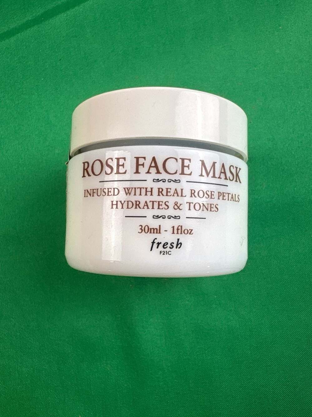Fresh Rose Face Mask Hydrates & Tones 30ml / 1 fl oz